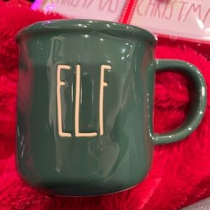 Rae Dunn elf Christmas mug